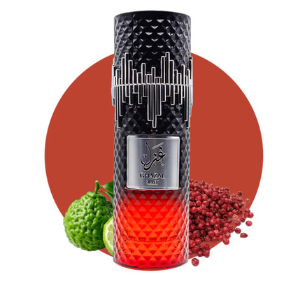 Al Absar Ghazal Silver Eau de Parfum 100ml | Fresh Woody Aromatic Men’s Fragrance | Long Lasting Masculine Perfume Spray