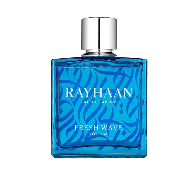 Rayhaan Fresh Wave Eau de Parfum 100ml (3.4 oz) | Fresh Aquatic Aromatic Men’s Fragrance | Long Lasting Daily Wear Perfume Spray