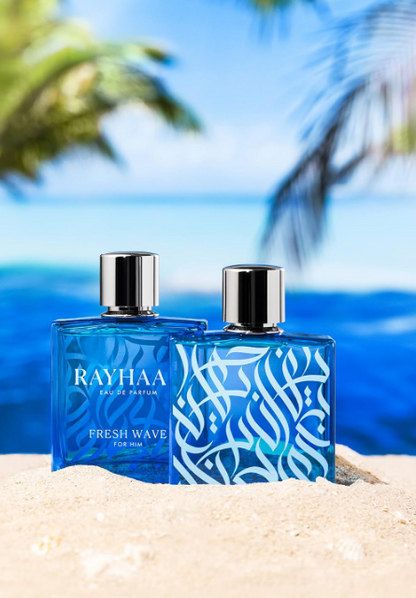 Rayhaan Fresh Wave Eau de Parfum 100ml (3.4 oz) | Fresh Aquatic Aromatic Men’s Fragrance | Long Lasting Daily Wear Perfume Spray