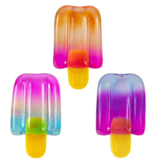 Ice Cream Squeeze Squishy Sensory Stress Relief Fidget Toy for Kids & Adults Summer Party Favor Anxiety Relief Random Color