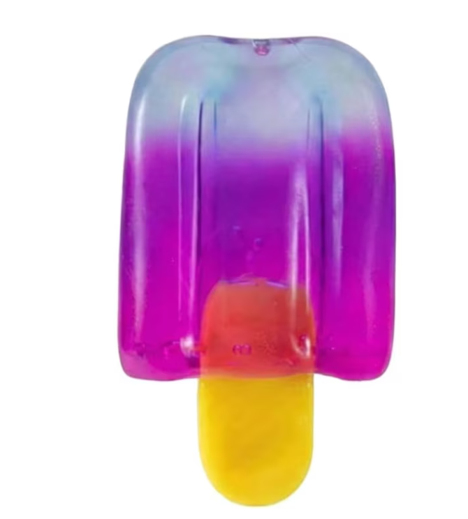 Ice Cream Squeeze Squishy Sensory Stress Relief Fidget Toy for Kids & Adults Summer Party Favor Anxiety Relief Random Color