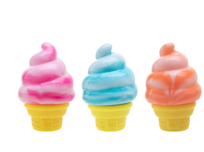 Ice Cream Cone Squishy Stress Relief Toy Sensory Fidget Squishy for Kids & Adults Soft Squeeze Anxiety Relief Random Color