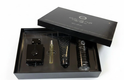 Armaf Club de Nuit Intense Man 4-Piece Gift Set | EDT 105ml + Body Spray + Shower Gel | Luxury Men's Fragrance Collection