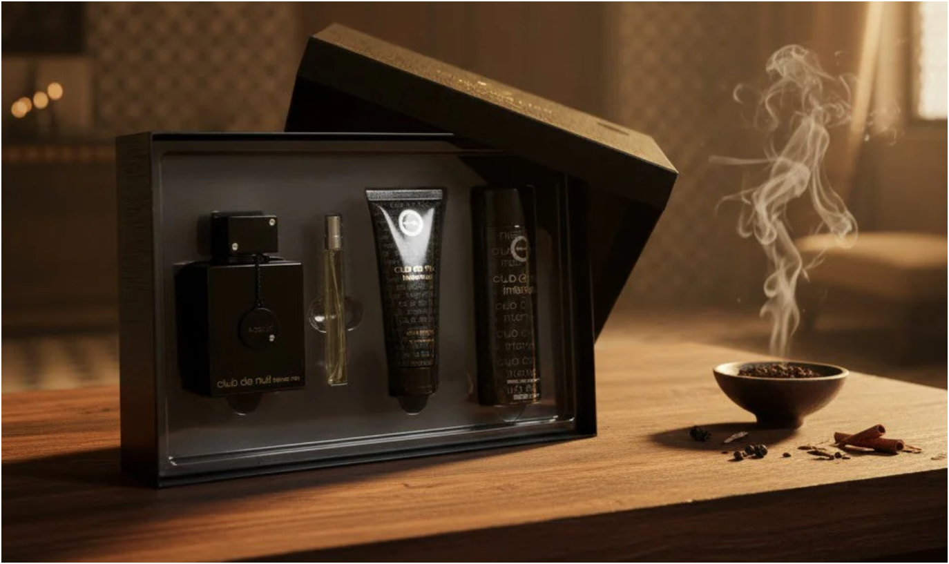 Armaf Club de Nuit Intense Man 4-Piece Gift Set | EDT 105ml + Body Spray + Shower Gel | Luxury Men's Fragrance Collection