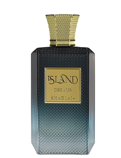 Khadlaj Island Dreams Extrait de Parfum 100ml (3.4 oz) | Tropical Fruity Floral Unisex Fragrance | Long Lasting Luxury Perfume Spray