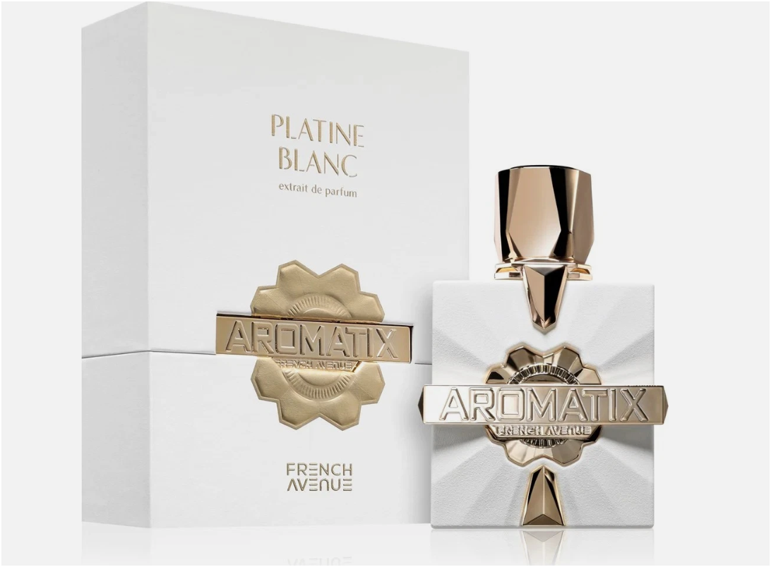 French Avenue Platine Blanc Eau de Parfum 100ml | Fresh Clean Woody Musky Unisex Fragrance | Long Lasting Elegant Perfume Spray