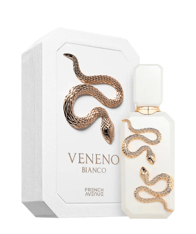 French Avenue Veneno Bianco Eau de Parfum 100ml | Creamy Sweet Floral Woody Unisex Fragrance | Long Lasting Luxury Perfume Spray