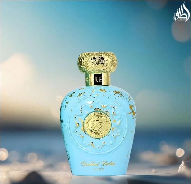 Lattafa Opulent Dubai Eau de Parfum 100ml (3.4 oz) | Luxury Oriental Woody Unisex Fragrance | Long Lasting Premium Perfume Spray