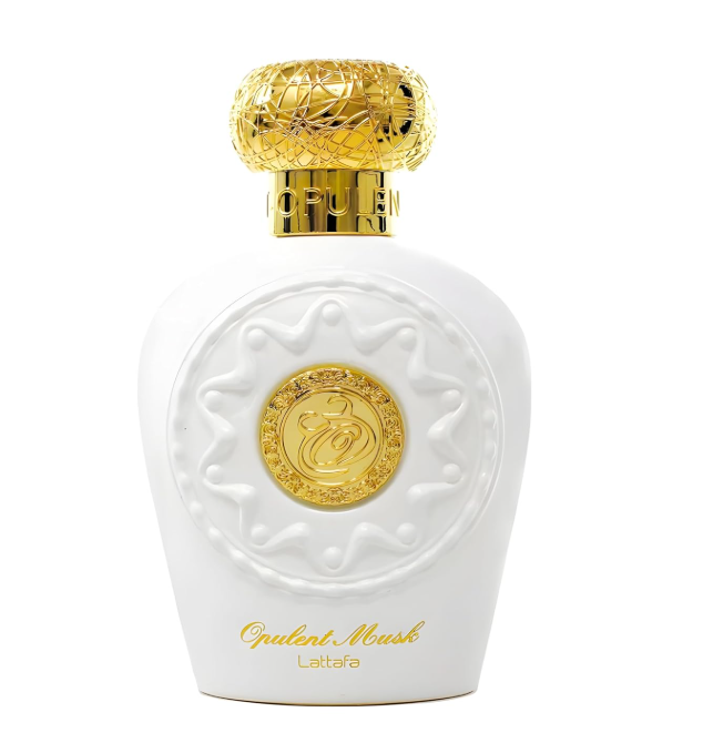 Lattafa Opulent Musk Eau de Parfum 100ml (3.4 oz) | Soft White Musk Floral Unisex Fragrance | Long Lasting Luxury Perfume Spray