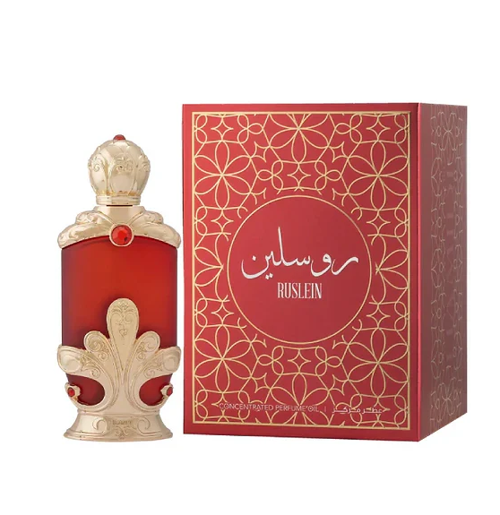 Hamidi Ruslein Concentrated Perfume Oil | Luxury Alcohol-Free Attar | Long Lasting Unisex Fragrance Oil