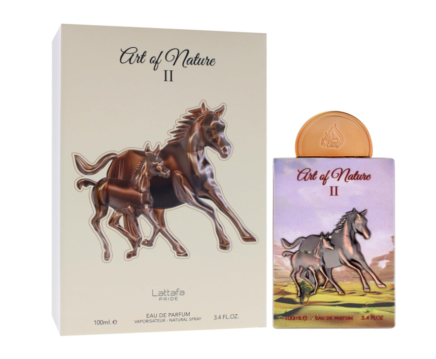 Lattafa Art of Nature II Eau de Parfum 100ml | Fresh Woody Fruity Unisex Fragrance | Long Lasting Luxury Perfume Spray