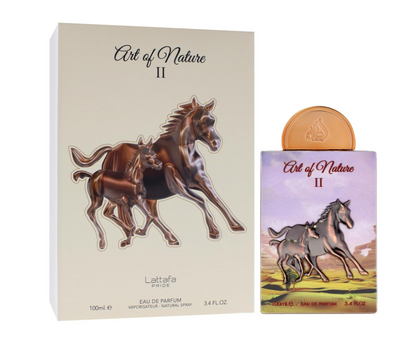 Lattafa Art of Nature II Eau de Parfum 100ml | Fresh Woody Fruity Unisex Fragrance | Long Lasting Luxury Perfume Spray