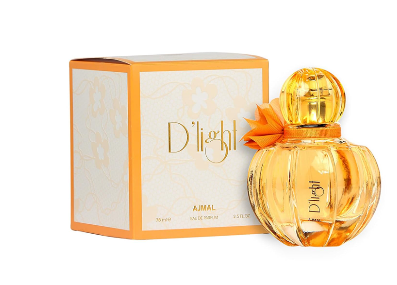 Ajmal D’Light Eau de Parfum 75ml (2.5 oz) | Floral Fresh Feminine Fragrance | Long Lasting Elegant Perfume Spray