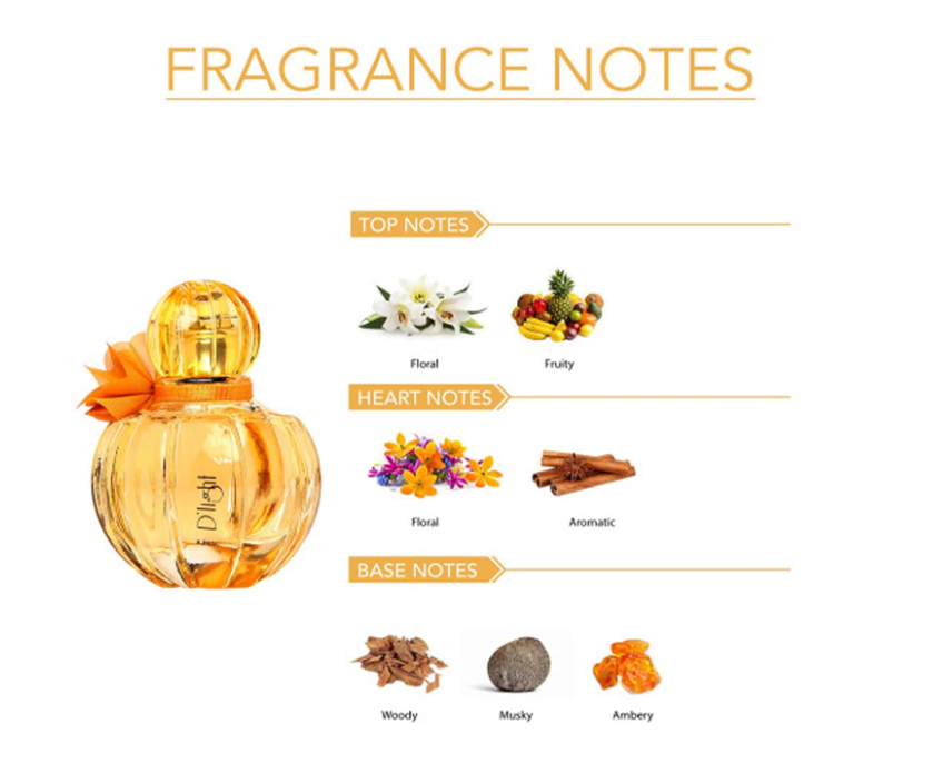 Ajmal D’Light Eau de Parfum 75ml (2.5 oz) | Floral Fresh Feminine Fragrance | Long Lasting Elegant Perfume Spray