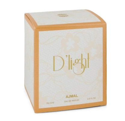 Ajmal D’Light Eau de Parfum 75ml (2.5 oz) | Floral Fresh Feminine Fragrance | Long Lasting Elegant Perfume Spray