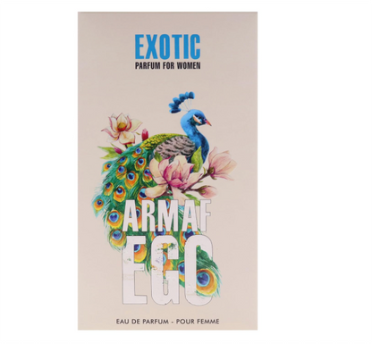 Armaf Ego Exotic Eau de Parfum for Women 100ml | Fruity Floral Sweet Fragrance | Long Lasting Feminine Perfume Spray