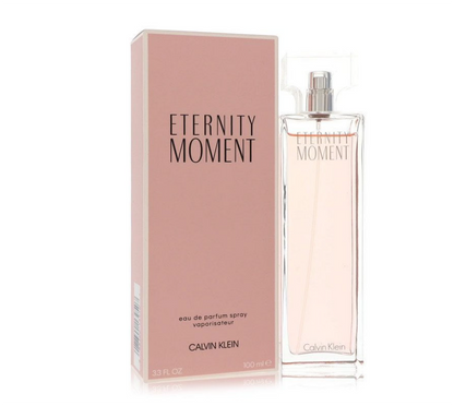 Calvin Klein Eternity Moment Eau de Parfum 100ml | Soft Floral Fruity Women’s Fragrance | Long Lasting Romantic Perfume Spray