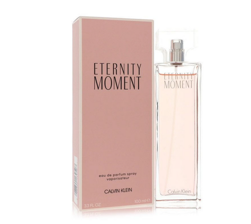 Calvin Klein Eternity Moment Eau de Parfum 100ml | Soft Floral Fruity Women’s Fragrance | Long Lasting Romantic Perfume Spray