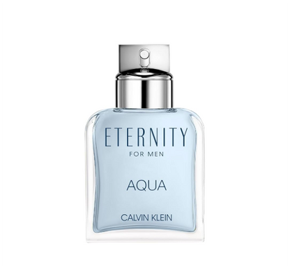 Calvin Klein Eternity Aqua for Men Eau de Toilette 100ml | Fresh Aquatic Woody Masculine Fragrance | Long Lasting Summer Cologne Spray