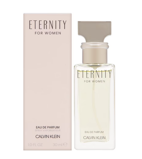 Calvin Klein Eternity Eau de Parfum for Women 30ml (1.0 oz) | Classic Floral Green Feminine Fragrance | Long Lasting Elegant Perfume Spray