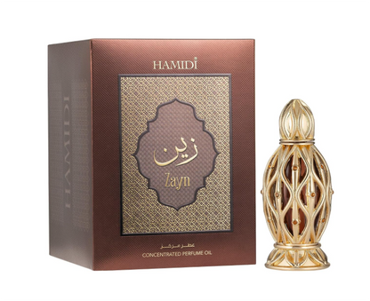 Hamidi Zayn Concentrated Perfume Oil 20ml | Alcohol-Free Oriental Woody Unisex Attar | Long Lasting Fragrance Oil