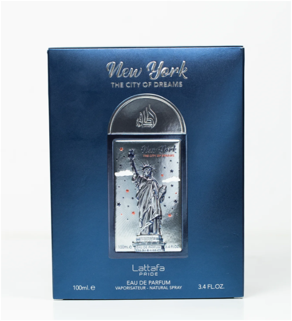 New York The City of Dreams Eau de Parfum 100ml | Fresh Woody Aromatic Unisex Fragrance | Long Lasting Perfume Spray