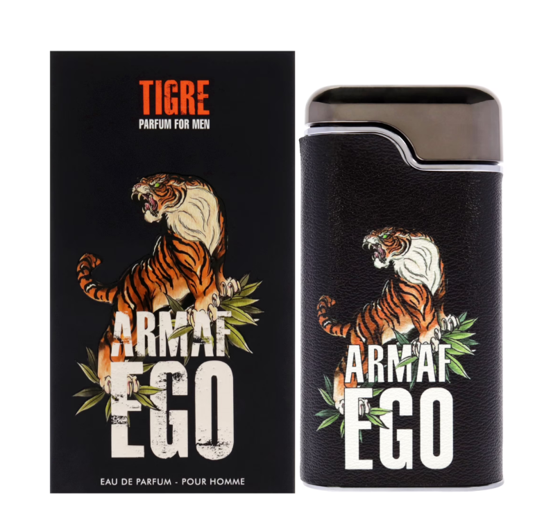 Armaf Ego Tigre Eau de Parfum 100ml (3.4 oz) | Fresh Citrus Woody Men's Fragrance | Long Lasting Perfume Spray