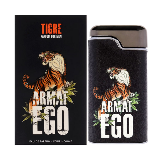 Armaf Ego Tigre Eau de Parfum 100ml (3.4 oz) | Fresh Citrus Woody Men's Fragrance | Long Lasting Perfume Spray