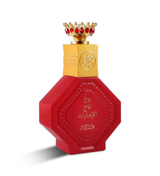 Nabeel Crown of Emirates Rouge Eau de Parfum 100ml | Luxurious Floral Fruity Oriental Unisex Fragrance | Long Lasting Premium Perfume Spray