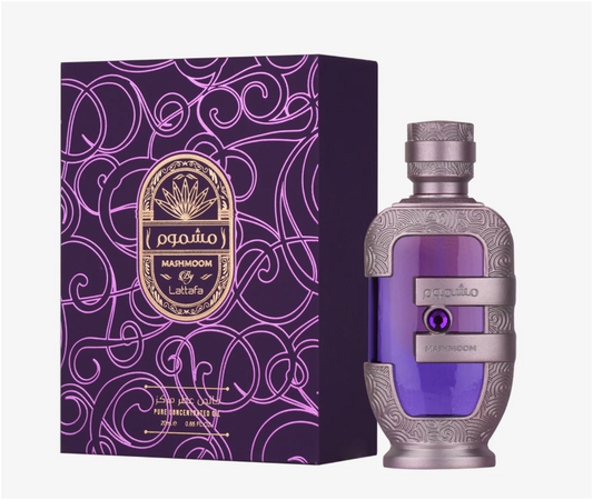 Lattafa Mashmoon Concentrated Perfume Oil 20ml | Rich Oriental Woody Unisex Attar | Long Lasting Alcohol-Free Fragrance Oil