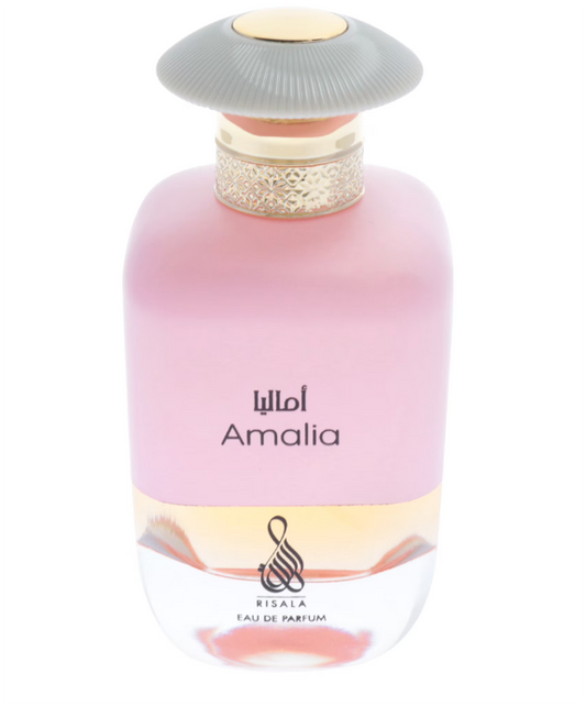 Risala Amalia Eau de Parfum 100ml (3.4 oz) | Floral Fruity Musky Women’s Fragrance | Long Lasting Perfume Spray