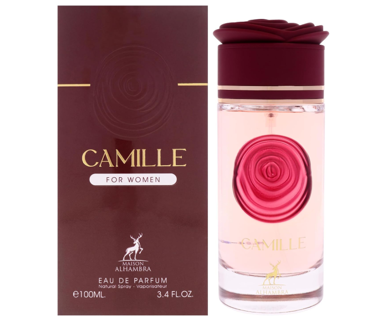 Maison Alhambra Camille Eau de Parfum 100ml (3.4 oz) | Floral Fruity Musky Women’s Fragrance | Long Lasting Perfume Spray