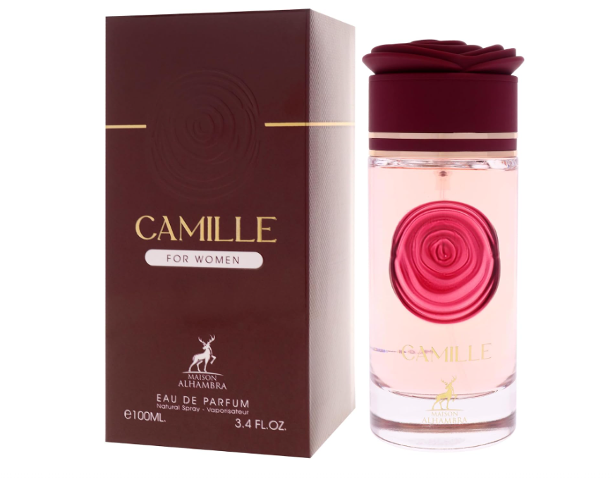 Maison Alhambra Camille Eau de Parfum 100ml (3.4 oz) | Floral Fruity Musky Women’s Fragrance | Long Lasting Perfume Spray