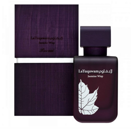 Rasasi La Yuqawam Jasmine Wisp Eau de Parfum 75ml (2.5 oz) | Floral Leather Musky Women’s Fragrance | Long Lasting Luxury Perfume Spray