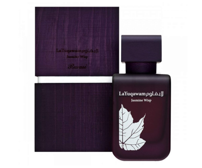 Rasasi La Yuqawam Jasmine Wisp Eau de Parfum 75ml (2.5 oz) | Floral Leather Musky Women’s Fragrance | Long Lasting Luxury Perfume Spray