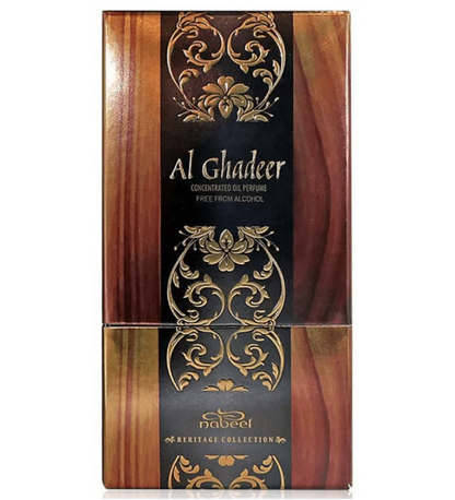 Nabeel Al Ghadeer Concentrated Perfume Oil 20ml | Fresh Aquatic Musky Unisex Attar | Long Lasting Alcohol-Free Fragrance Oil