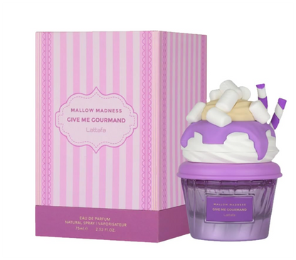 Gourmand Mallow Madness Eau de Parfum 100ml (3.4 oz) | Sweet Marshmallow Vanilla Gourmand Unisex Fragrance | Long Lasting Perfume Spray