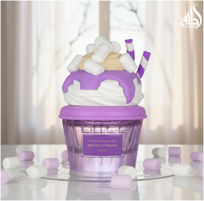 Gourmand Mallow Madness Eau de Parfum 100ml (3.4 oz) | Sweet Marshmallow Vanilla Gourmand Unisex Fragrance | Long Lasting Perfume Spray