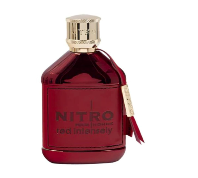 Dumont Nitro Pour Homme Red Intensely Eau de Parfum 100ml (3.4 oz) | Fruity Woody Amber Men's Fragrance | Long Lasting Perfume Spray