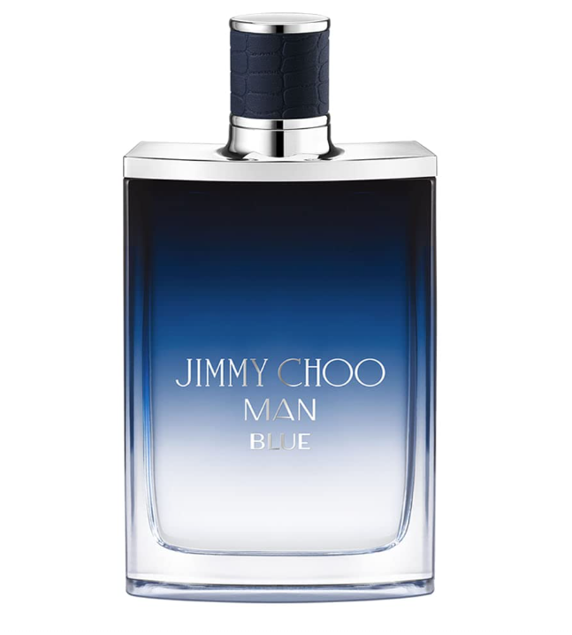 Jimmy Choo Man Blue Eau de Toilette 100ml (3.3 oz) | Fresh Woody Aromatic Men's Fragrance | Long Lasting Cologne Spray