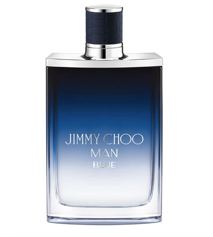 Jimmy Choo Man Blue Eau de Toilette 100ml (3.3 oz) | Fresh Woody Aromatic Men's Fragrance | Long Lasting Cologne Spray