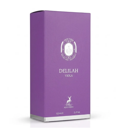 Maison Alhambra Delilah Viola Eau de Parfum 100ml (3.4 oz) | Fruity Floral Musk Women's Fragrance | Long Lasting Perfume Spray