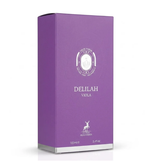 Maison Alhambra Delilah Viola Eau de Parfum 100ml (3.4 oz) | Fruity Floral Musk Women's Fragrance | Long Lasting Perfume Spray
