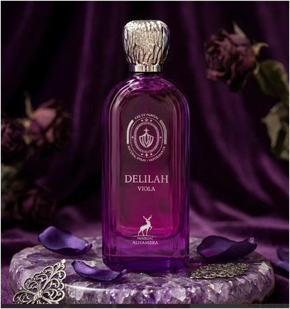 Maison Alhambra Delilah Viola Eau de Parfum 100ml (3.4 oz) | Fruity Floral Musk Women's Fragrance | Long Lasting Perfume Spray