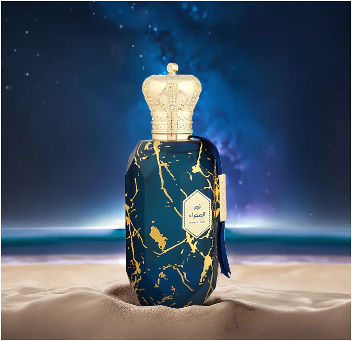 Desert Star Eau de Parfum 100ml (3.4 oz) | Citrus Cashmere Wood Spicy Pink Pepper Unisex Fragrance | Long Lasting Arabian Perfume Spray
