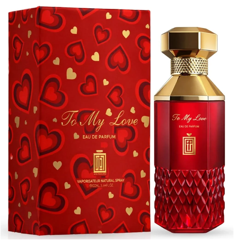 Aura To My Love Eau de Parfum 100ml (3.4 oz) | Elegant Sweet Floral Fruity Women's Fragrance | Long Lasting Perfume Spray