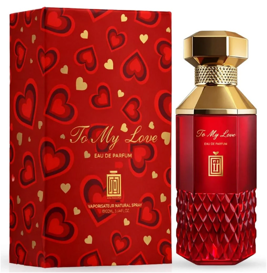 Aura To My Love Eau de Parfum 100ml (3.4 oz) | Elegant Sweet Floral Fruity Women's Fragrance | Long Lasting Perfume Spray