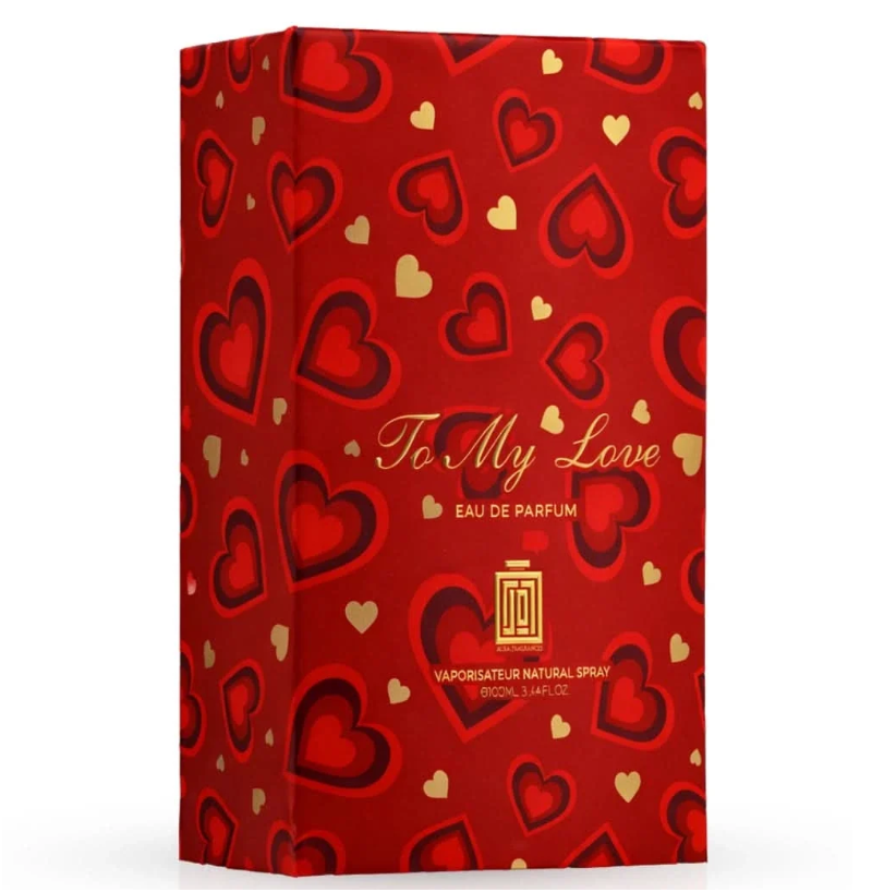 Aura To My Love Eau de Parfum 100ml (3.4 oz) | Elegant Sweet Floral Fruity Women's Fragrance | Long Lasting Perfume Spray