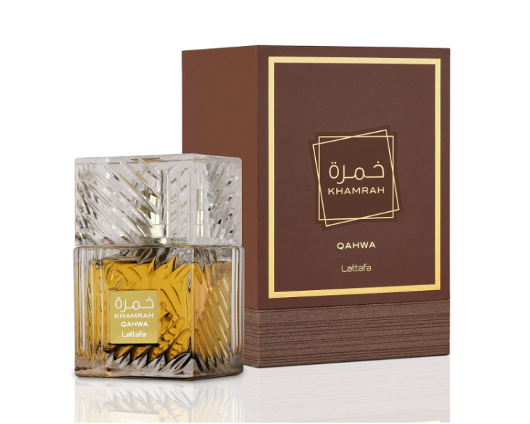 Lattafa Khamrah Qahwa Eau de Parfum 100ml (3.4 oz) | Warm Spicy Vanilla Cinnamon Coffee Gourmand Unisex Fragrance | Long Lasting Perfume Spray