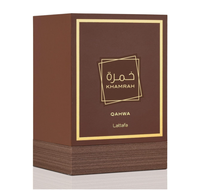 Lattafa Khamrah Qahwa Eau de Parfum 100ml (3.4 oz) | Warm Spicy Vanilla Cinnamon Coffee Gourmand Unisex Fragrance | Long Lasting Perfume Spray